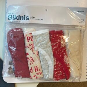 NWT 5 pack holiday bikini underwear